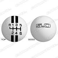 Shift Knob 2-1/8&quot; Rally 5.0 Logos 6-Speed V6/GT 2012-2014 includes shift boot retaine-msk249wb.jpg