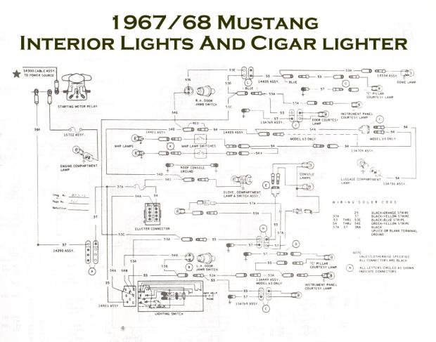 1967 Mustang Wiring Diagram from mustangforums.com