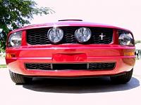 GT style grille w/ fog lights for 05-09 v6 mustang-frontlowview.jpg