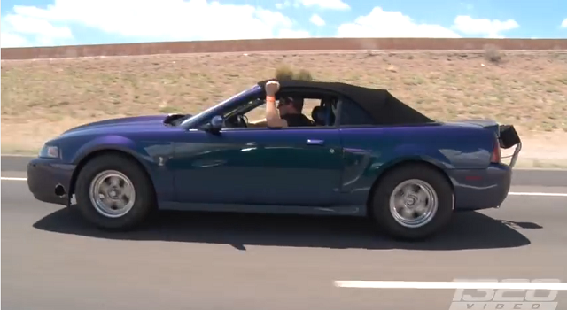 Mystichrome Mustang Cobra Convertible Dominates the Drag Strip and the Road