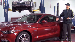 Adam Carolla Inspects the New Ford Mustang