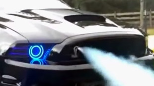 Shelby Cobra Spits Nitrous
