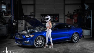 The Stig Has a Wife and She Seems to Like Mustangs
