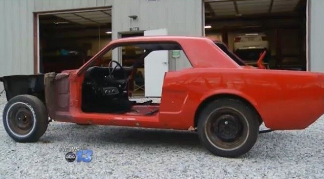 Stolen ’66 Mustang Returns Home Stripped