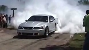 Watch This Mustang Turn Tires Into Clouds