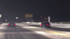 1000 HP Fox Body Drifts Down the Drag Strip