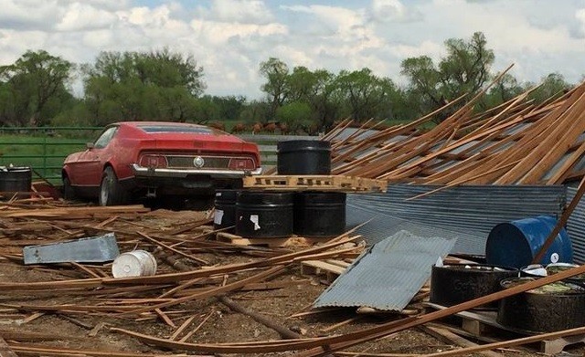 Mach 1 Mustang Survives Multiple Tornadoes