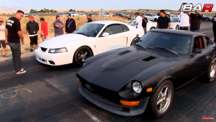 BAM Whipple Cobra Can’t Quite Keep Up With Nitrous V8 Datsun Z