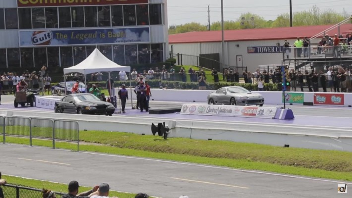 Battle of the 8s: Mustang Takes On Supra at TX2K15