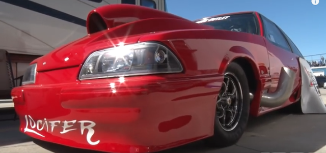 Lucifer Rising: 1993 Ford Mustang GT Dominates the Drag Strip