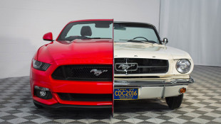 Split 1965/2015 Mustang Puts Pony Car’s Evolution Into Perspective