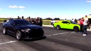 Challenge Accepted: Bolt-On s550 Mustang Drags a Bolt-On Hellcat