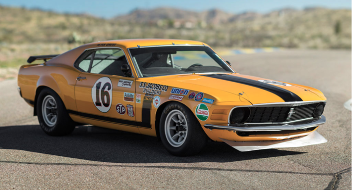 Rare BME Mustang Boss 302 Trans Am Racer Surfaces at Sotheby’s