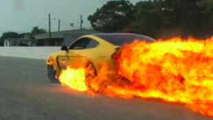 Shelby GT350 Catches Fire at 100 MPH