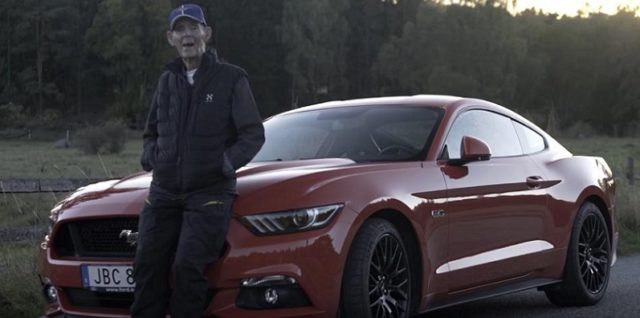 97-Year-Old Still Has a Thing for Mustangs