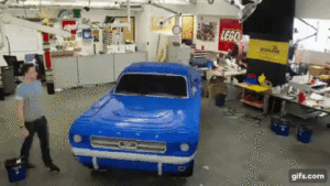 Toys Don’t Get Much Better Than This Life-Size LEGO Mustang