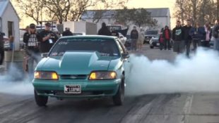 DragNFly Mustang’s Single Turbocharger Creates Massive Horsepower