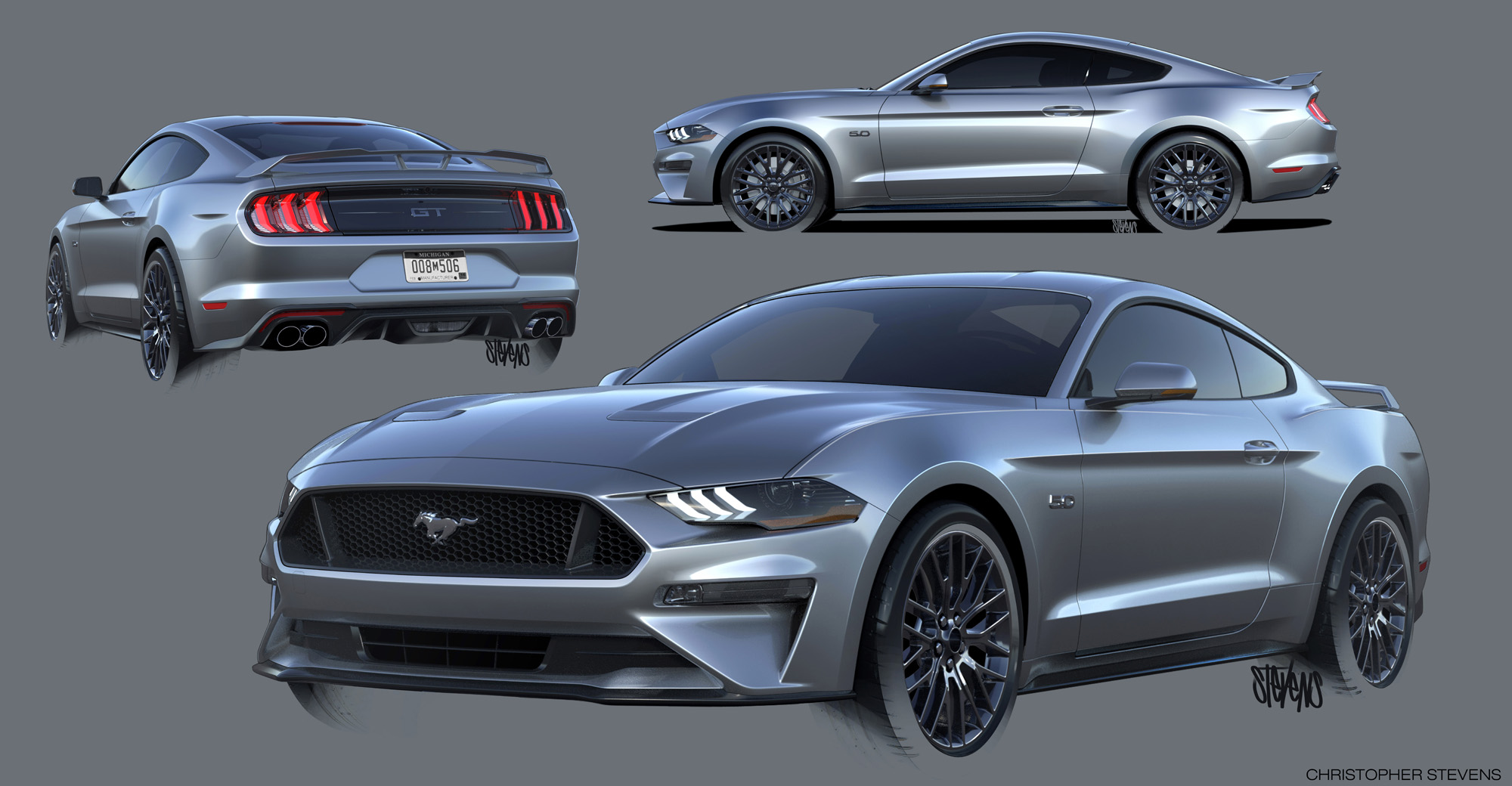 2018 Ford Mustang design sketch - MustangForums fuse box sketch 