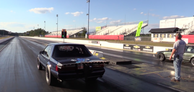 Mustang Drag Racer Slams Gears Like a Boss
