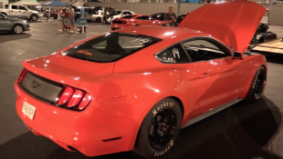 Watch this EcoBoost Mustang embarrass a Corvette on the drag strip.