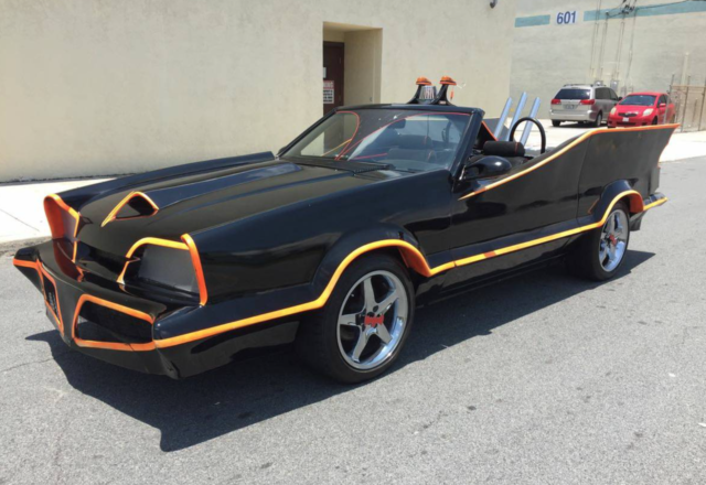 Batmobile based on a Mustang.