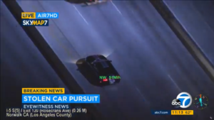 Mustang Thief Leads Los Angeles Police On High-Speed Chase