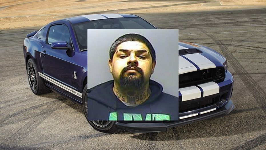 Man named Shelby Mustang GT500 is arrested