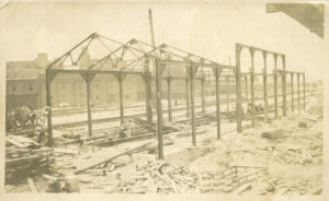 Michigan Central Station framework, circa 1913