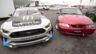 Mustang Evades Crushing Death, Becomes SN95 Drift Monster