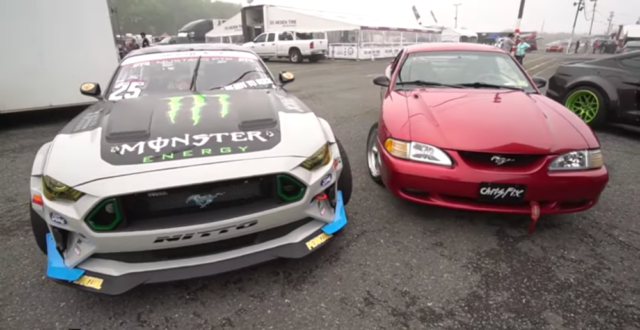 Mustang Evades Crushing Death, Becomes SN95 Drift Monster