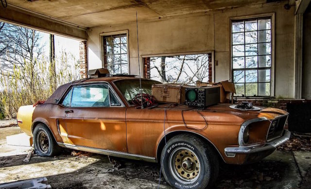 Abandoned 1968 Mustang in Alabama.