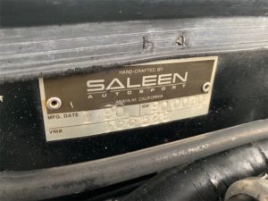 The rare Saleen Mustang featuring a Stage II Bleakley Ford Impressor Kit