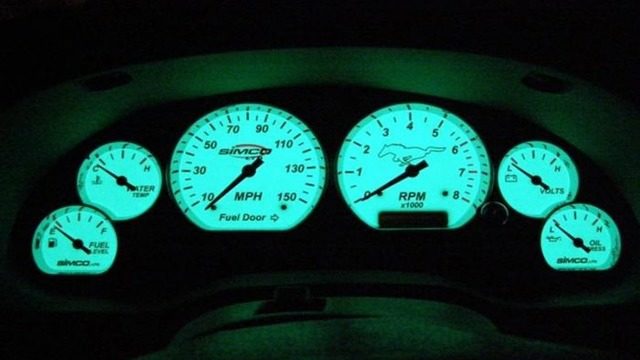 Ford Mustang V6 and Mustang GT 1994-2014: How to Install LED Dash Lights