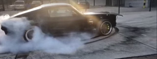 mustangforums.com Electric Mustang Fastback Passes the Burnout Test