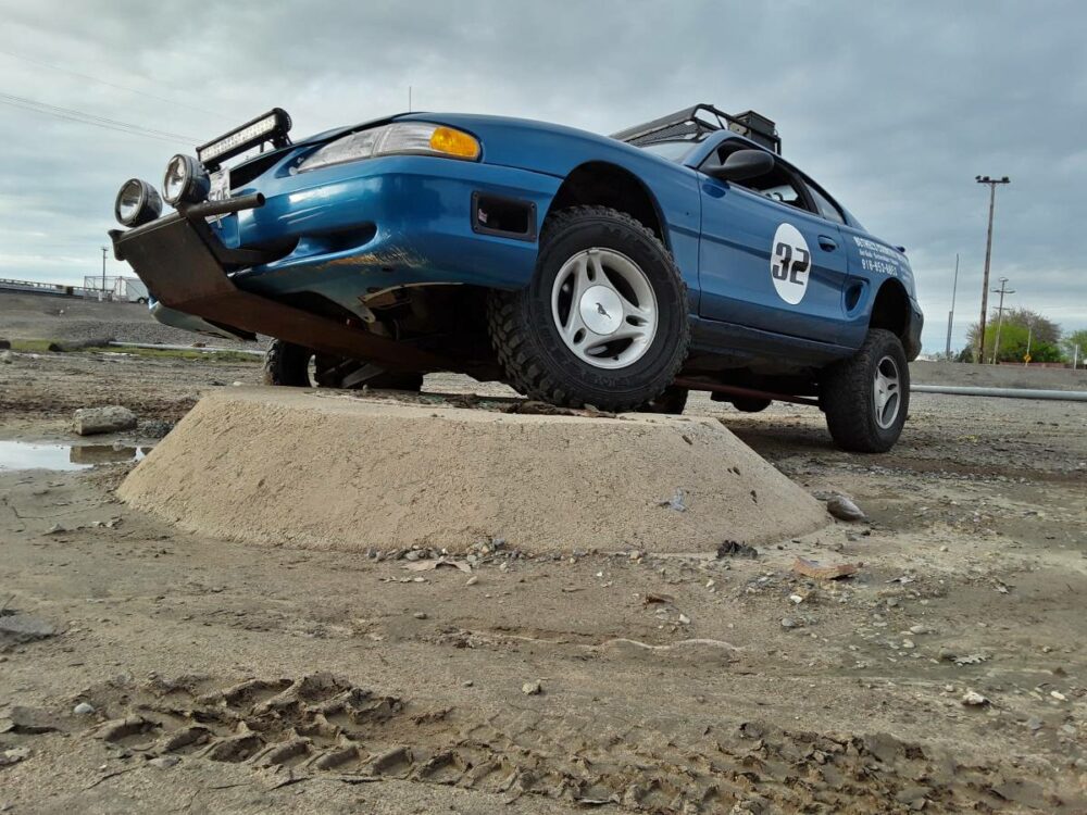 Prerunner Mustang Trades Drag Radials For Mud Tires