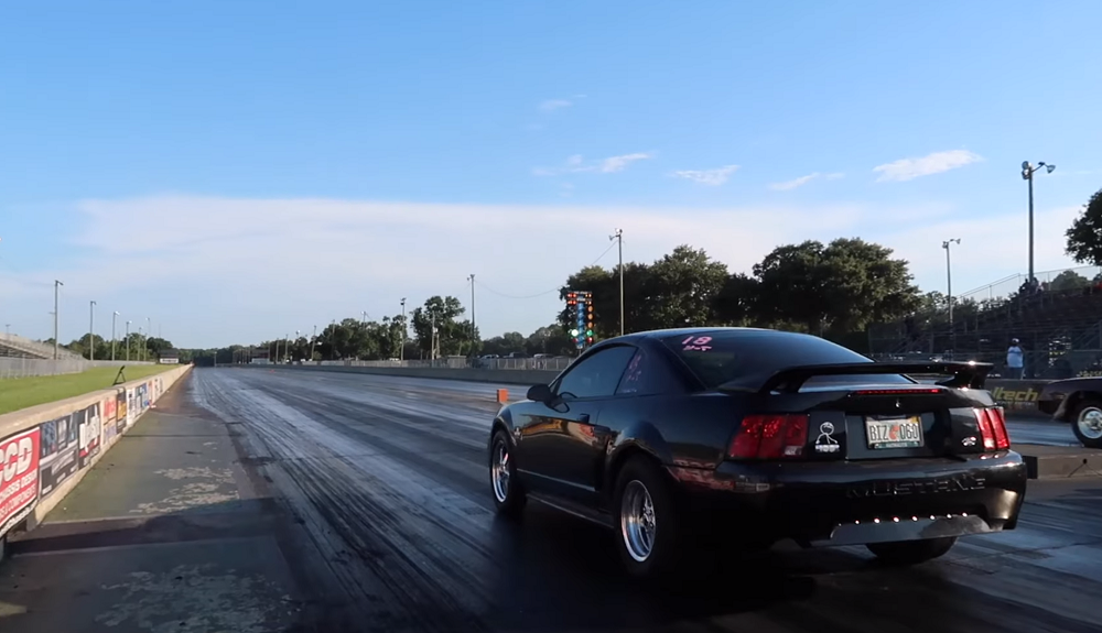 Turbo Coyote Swapped New Edge Mustang Tears Up The Track