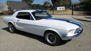 Blue & White ’68 Mustang Coupe Is Rowdy, Yet Classy Vintage Muscle