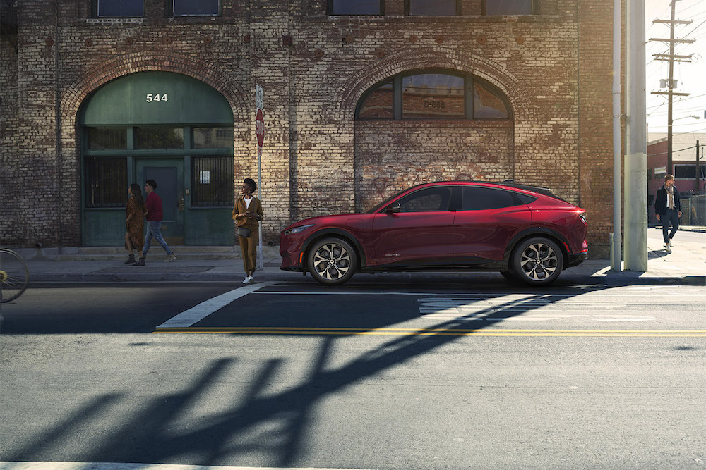 2021 Ford Mustang Mach-E side shot