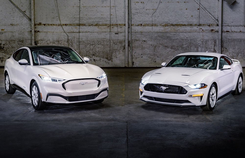 Ice White Edition Mustang